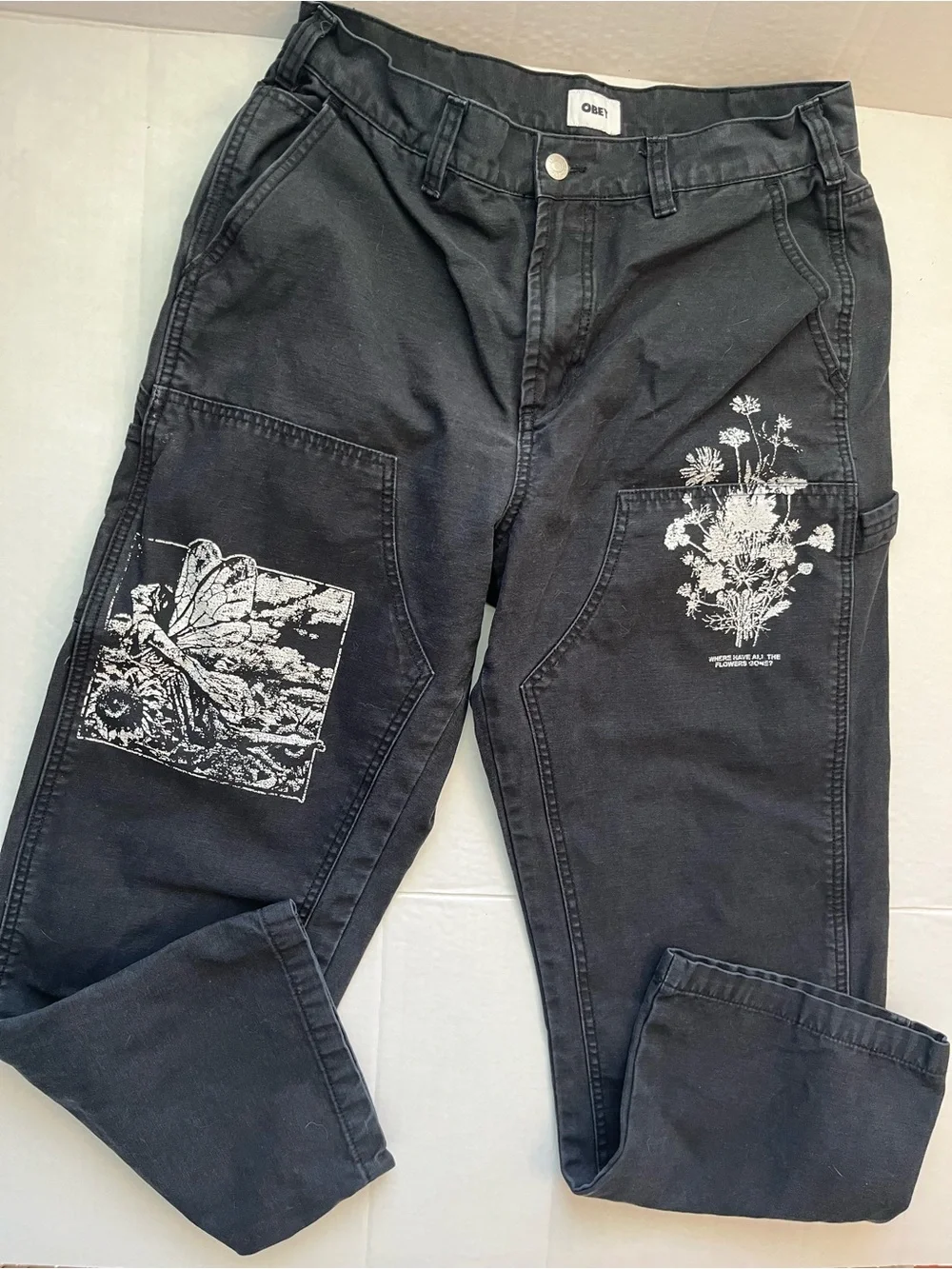Obey Big Timer Twill Printed Carpenter pants